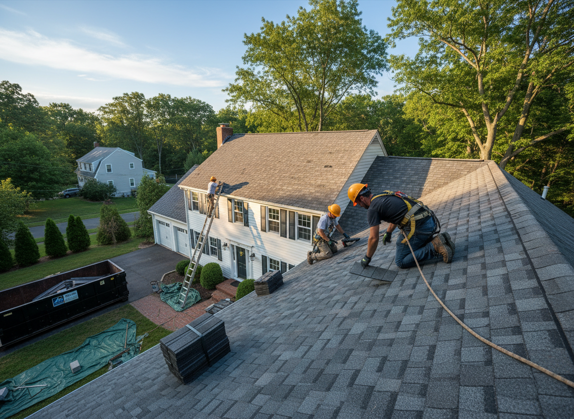 Roofing contractor near me in Acton